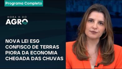 Nova lei ESG, confisco de terras, chegada das chuvas e piora da economia