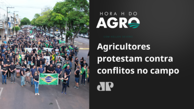 Agricultores protestam contra conflitos no campo